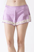 Nk Imode Gardenia Lace Trim Silk Tap Pant